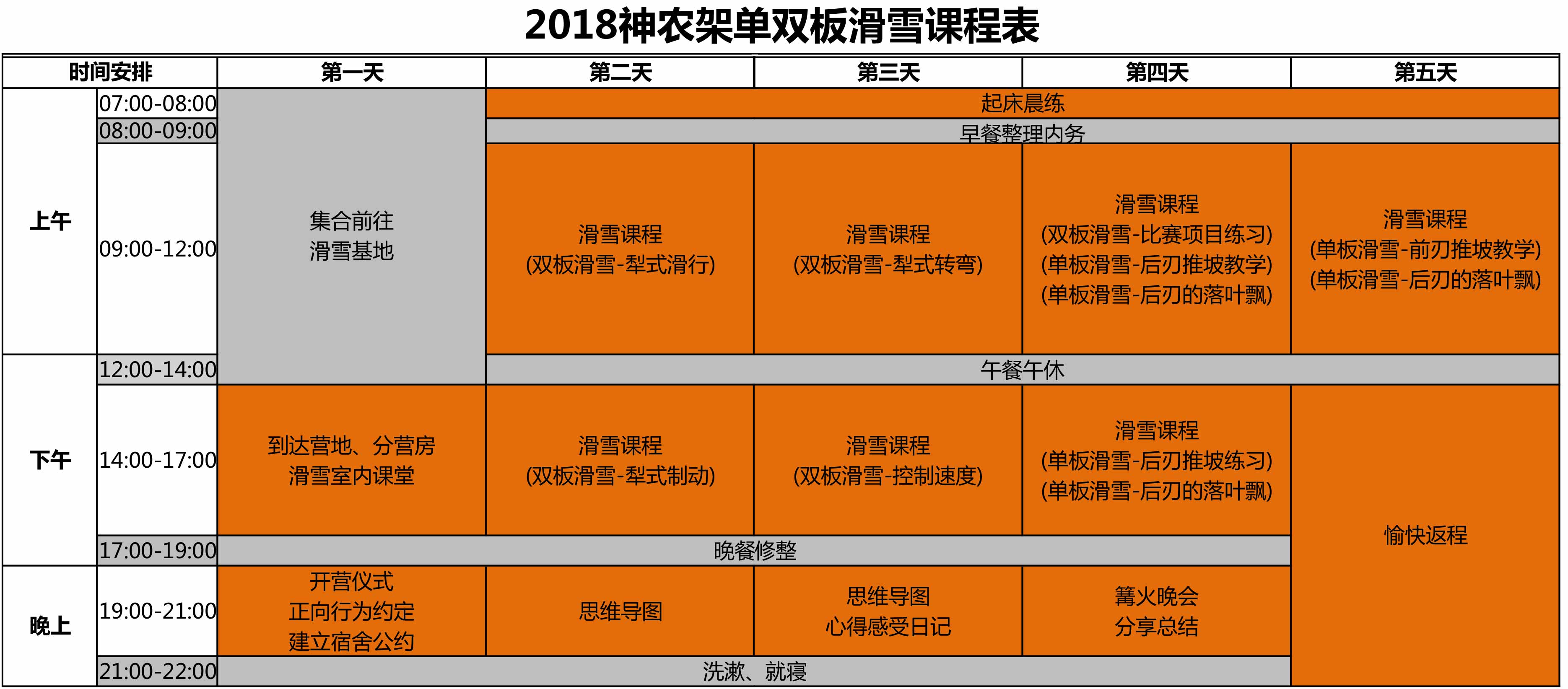 課程安排-神農架單雙板滑雪課程表-1.jpg